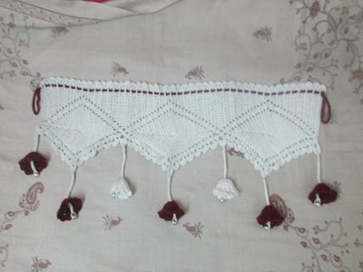How to make crochet toran.door hanging.[Hindi]