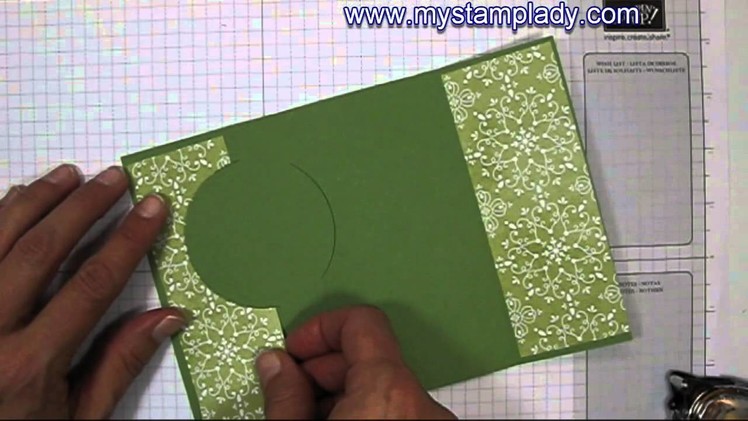 How To Make the Extended Circle Flip Card