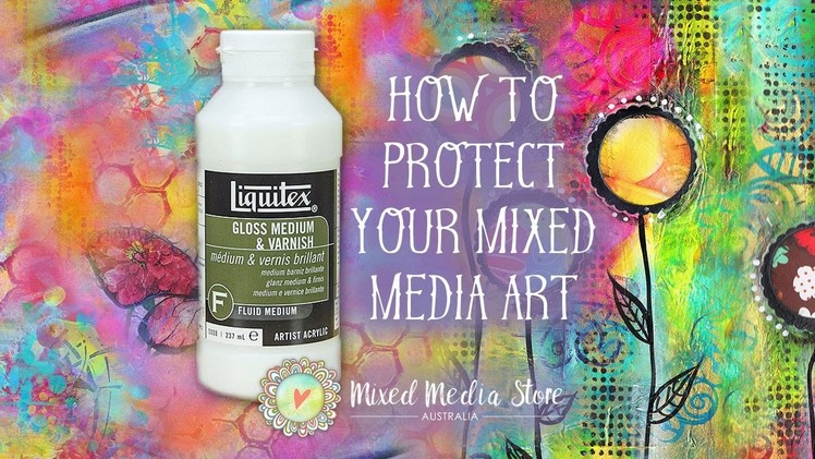 How to protect your mixed media art tags & paintings | Mimi Bondi