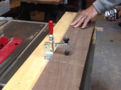 How to put a staight edge on rough lumber