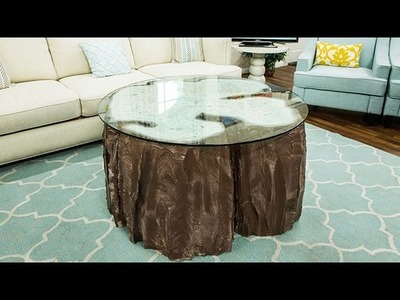 How To's - Orly Shani's DIY Faux Petrified Wood Table - Hallmark Channel