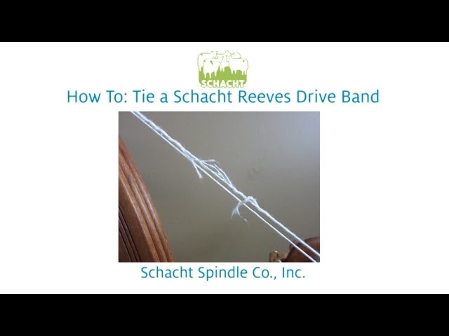 How to Tie a Schacht Reeves Drive Band