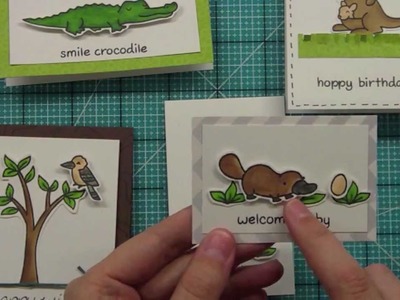 Intro to Critters Down Under + 5 cards from start to finish { Lawn Fawn }