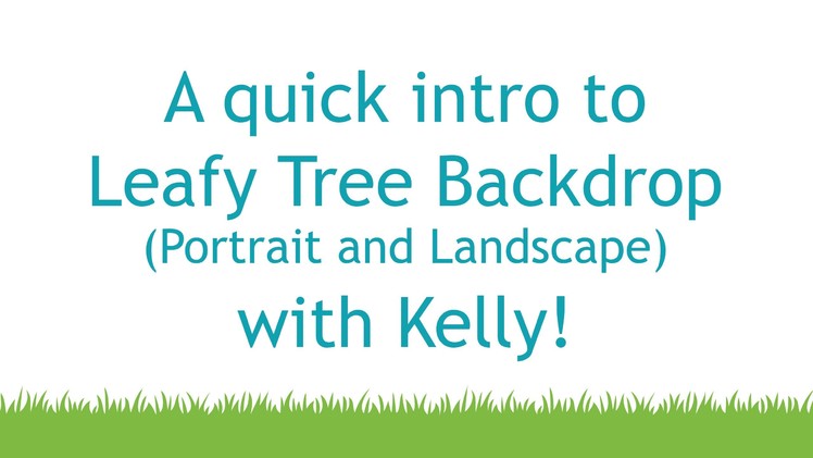 Intro to Leafy Tree Backdrop
