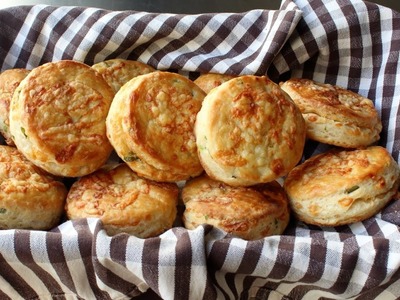 Irish Cheddar Spring Onion Biscuits - Savory Cheddar Green Onion Biscuit Recipe