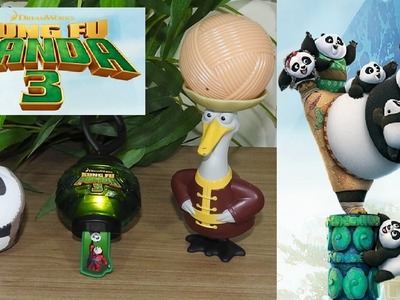 Kung Fu Panda 3 brindes do Burger King, King Jr! Toys Kung Fu Panda 3! Juguetes! PT BR