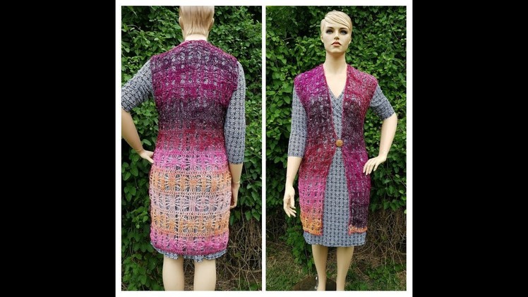 Learn How To Crochet "The Spider Queens Vest" Ladies Womens Vest TUTORIAL #399