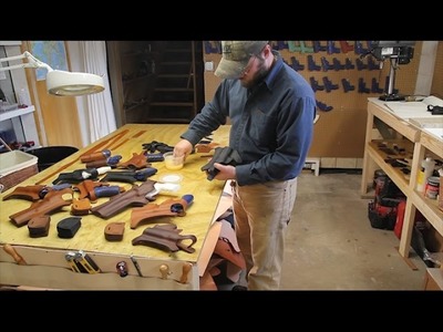 Making a Chest Holster at Clark Fork Leather