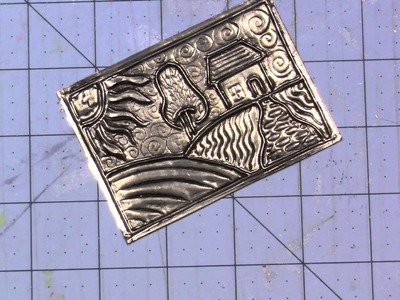 Metal Embossing with Pewter