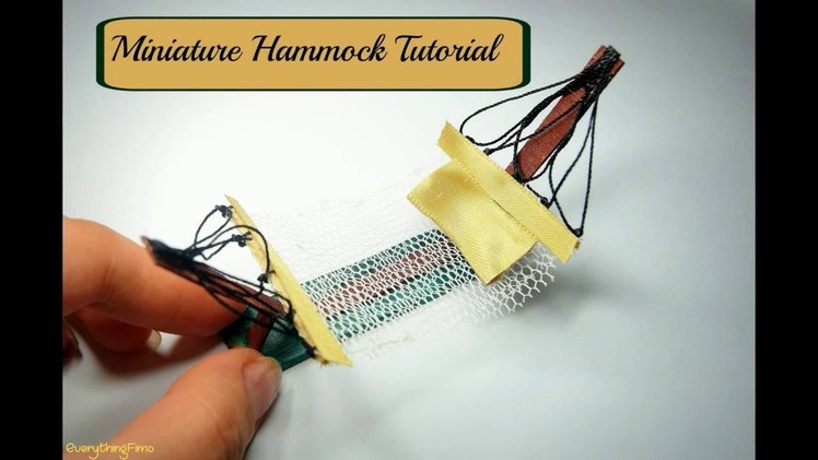 Miniature Hammock Tutorial