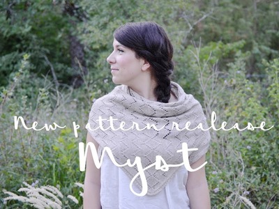 New pattern release: Myst shawl for Organic Knitters #organicsummerkal17