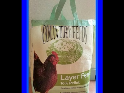No Sew Upcycled Tote Bag ~ Feed.Seed.Grain Bags!