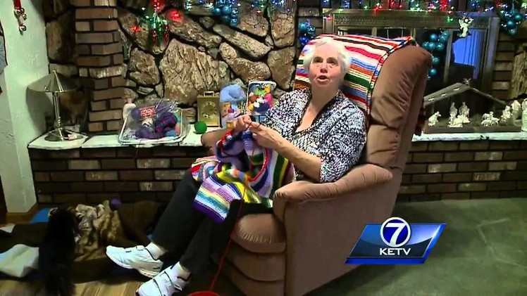 Omaha woman to donate year's worth of knitting for the 40th year
