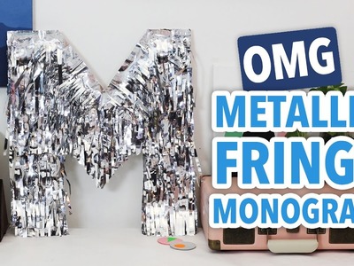OMG Metallic Fringe Monogram - HGTV Handmade