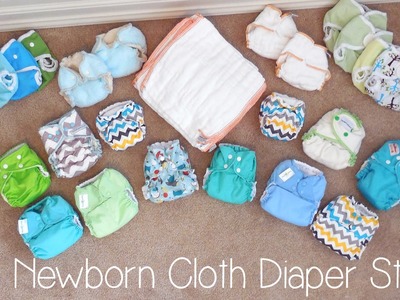 Our Newborn Cloth Diaper Stash!