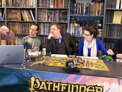 Paizo Team plays Pathfinder with Ben from the Dicestormers