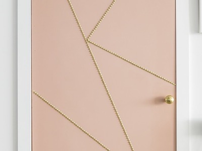 Patterned Brass-Studded Door- Martha Stewart