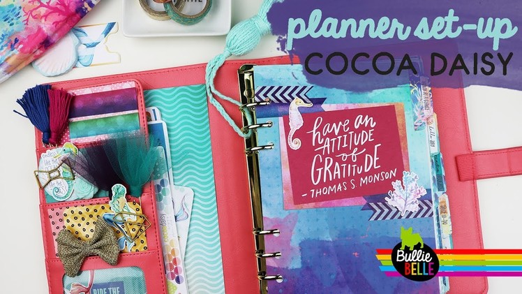 Planner Set-Up - Cocoa Daisy - July 2017 - Under the Sea