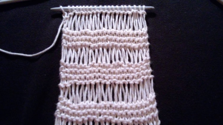 Pletenje - 7 Šara rađena od navijutka | Knitting tutorial - Elongated Stitch