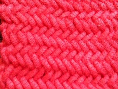 Pletenje - Bod riblja kost | Knitting tutorial - Herringbone stitch