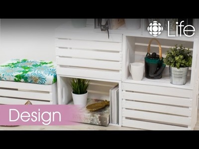 Stackable Wood Crate Storage | CBC Life