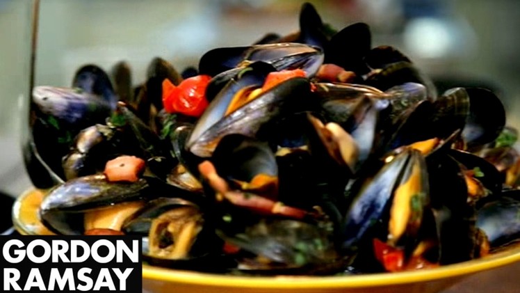 Steamed Mussels with Saffron Flatbread | Fast Food with Gordon Ramsay