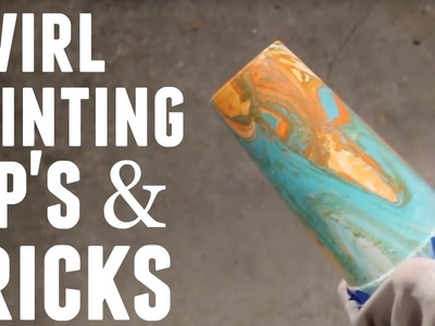 Swirl Painting Tips & Tricks Removing the Paint Clump!
