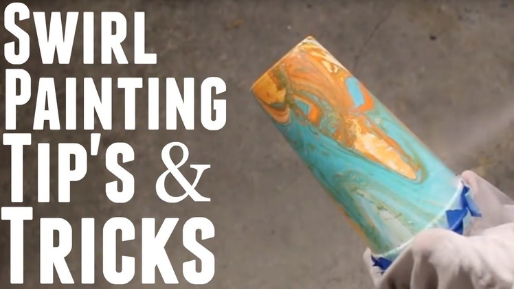Swirl Painting Tips & Tricks Removing the Paint Clump!