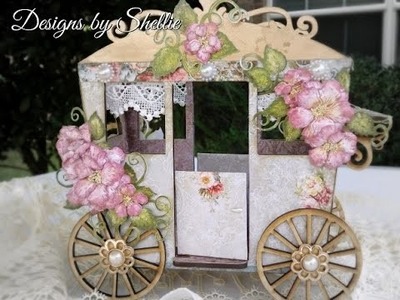 TUTORIAL MDF STAGECOACH AND HORSE KIT DESIGNS BY SHELLIE  J & S HOBBIES AND CRAFTS