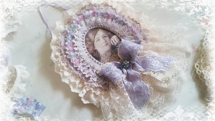 Vintage Shabby Wall Hanging #1 - Timelapse with Luscious Laces