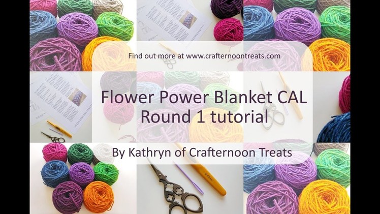Week 1 tutorial: The Flower Power Blanket CAL