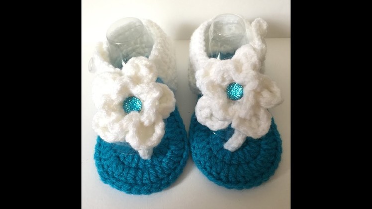 9-12 Month Flower Sandals | Video Tutorial - Step by Step Directions