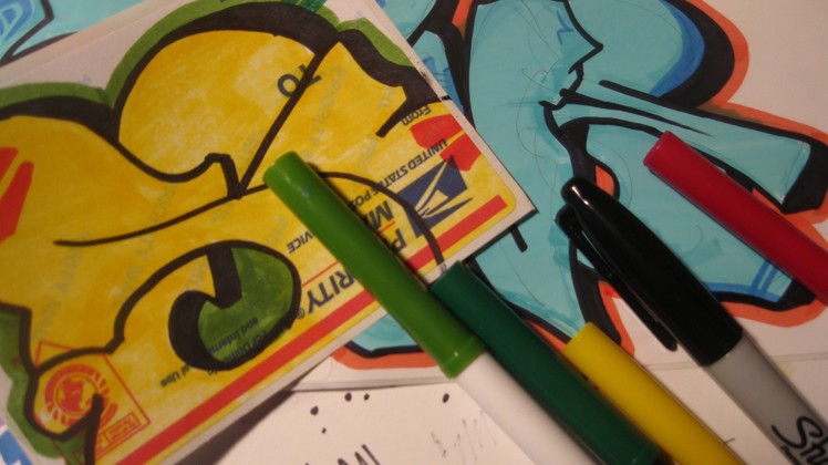 Best Markers For Graffiti Stickers - Making Good Stickers With Cheap Markers-