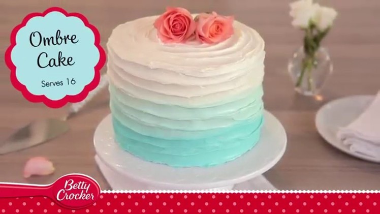 Blue Ombre Cake Recipe - Betty Crocker™