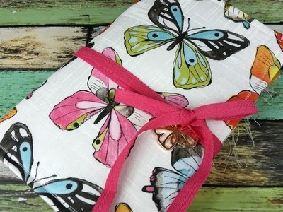 Butterfly Junk Journal - With Fabric Cover