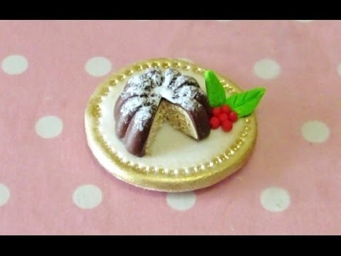 Christmas pudding-cake (tutorial on sweetorials)