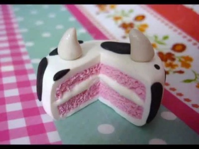 Cow cake tutorial - Torta mucca