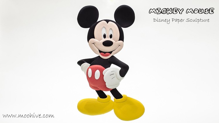 Disney Mickey Mouse Paper Sculpture