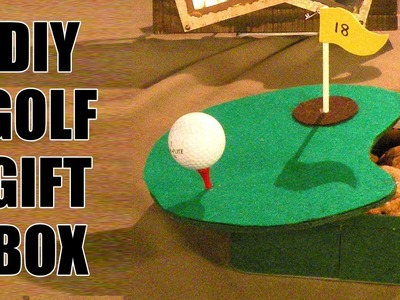 DIY Golf Gift Box - How to Make a Golf Gift Box