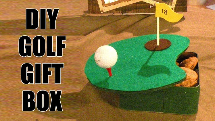 DIY Golf Gift Box - How to Make a Golf Gift Box
