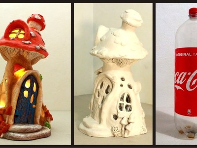 Plastic Diy Mushroom Fairy House Lamp