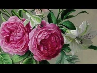 Flowers oil paintings