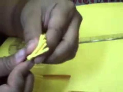 Foam marigold flower tutorial
