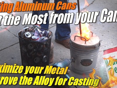 Get the Most from Melting Aluminum Cans at Home in the Mini Metal Foundry