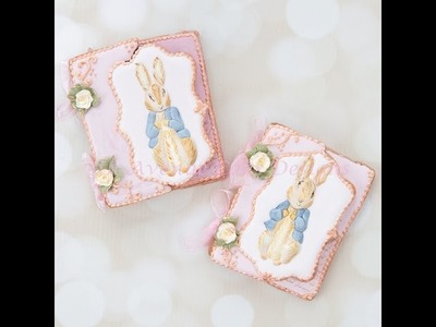 How to Create Inspired Vintage Dimensional Peter Rabbit Cookie Cards