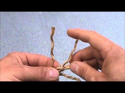 How to make a Crown splice or back splice.