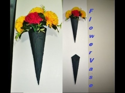 How to Make a Flower Vase - with Paper
