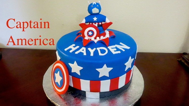 How to make a Superhero bursting through Fondant Cake