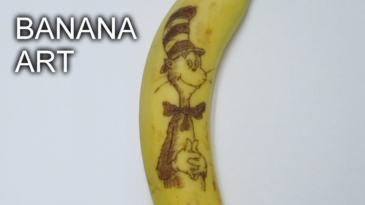 How to Make Banana Oxidation Art. How to Tattoo a Banana