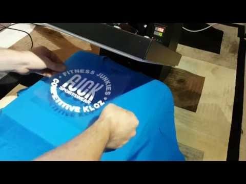 How to make tee shirts at home with heat tranfer vinyl